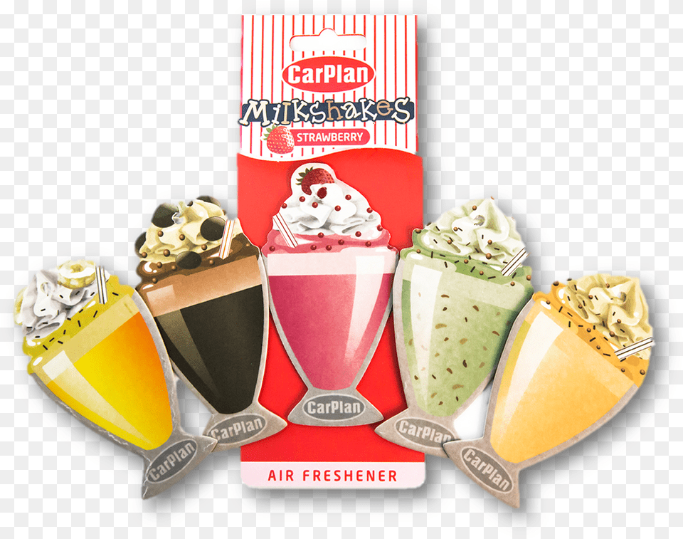 Carplan Milkshake Air Freshener Carplan Air Freshener, Cream, Dessert, Food, Ice Cream Free Transparent Png