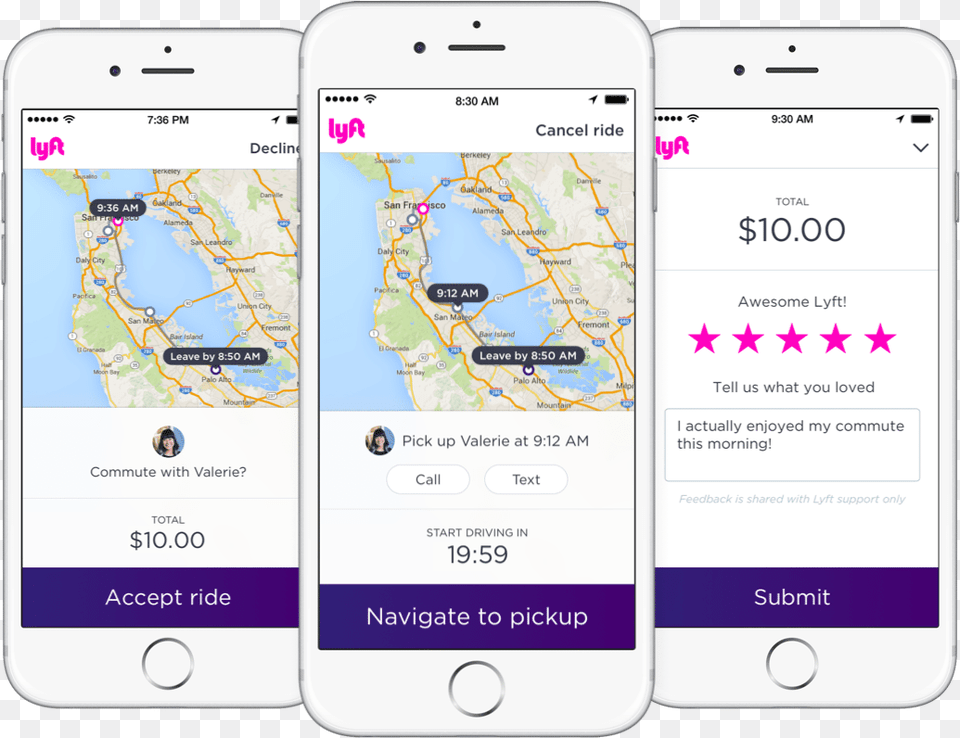 Carpool39 Launches In San Francisco Today Lyft Driver App Ride, Electronics, Mobile Phone, Phone, Person Png