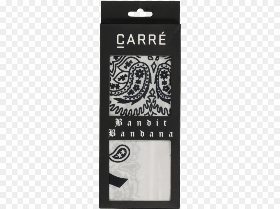 Carr Bandit Bandana White Emblem, Pattern, Text, Electronics, Mobile Phone Free Png
