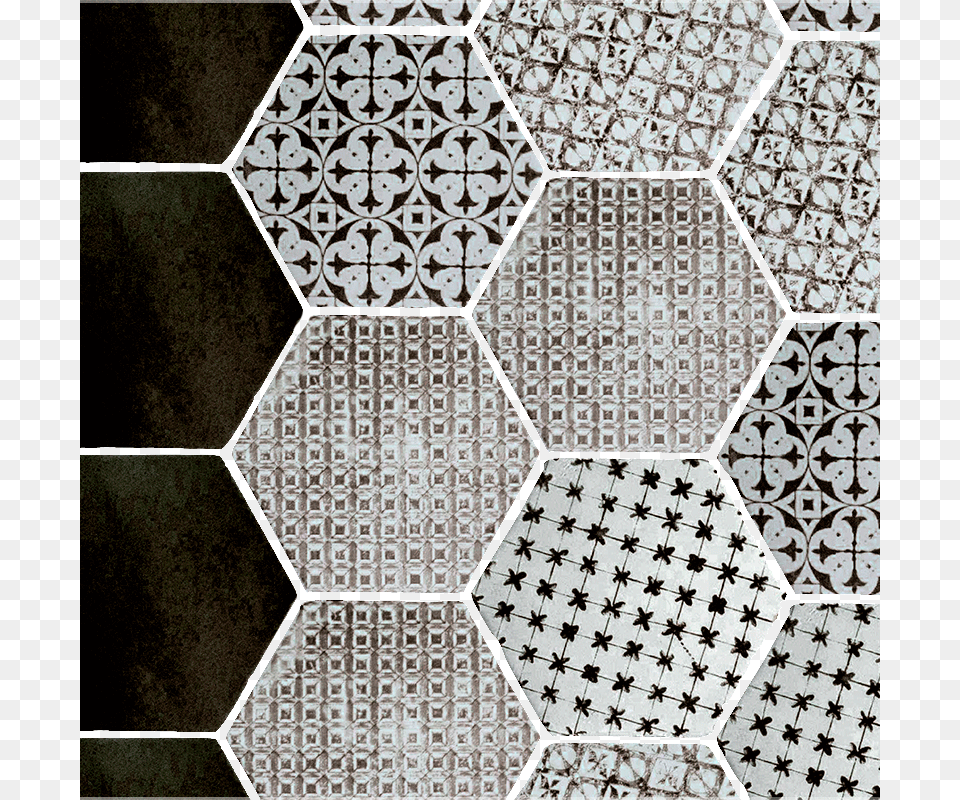 Carrelage Hexagonal Cevh0013 Circle, Pattern, Tile, Floor, Flooring Png Image