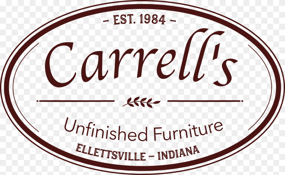 Carrells Unfinished Furniture Afg, Oval Free Png