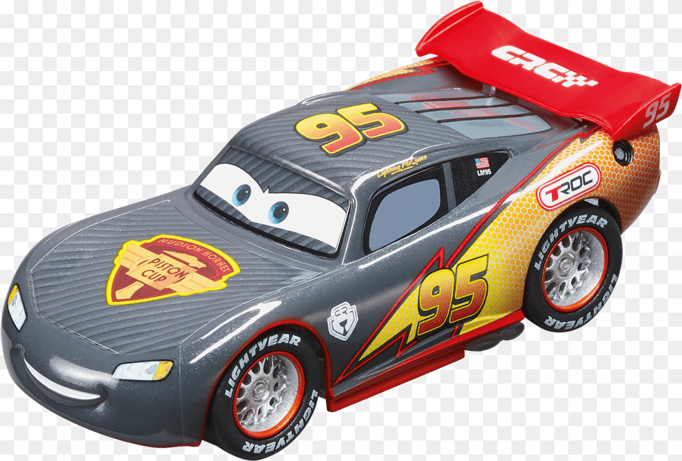 Carrera Lightning Mcqueen Carbon Cars Carrera Go Carbon Lightning Mcqueen, Alloy Wheel, Vehicle, Transportation, Tire Free Png Download