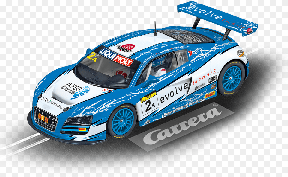 Carrera Digital 124 Audi R8 Lms Fitzgerald Racing, Car, Machine, Transportation, Vehicle Free Png Download