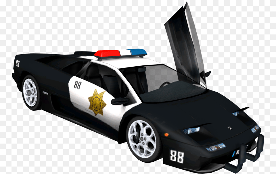 Carrera Huracan Lp Digital Lamborghini Diablo Vt 60 Poluce, Car, Vehicle, Police Car, Transportation Free Png Download