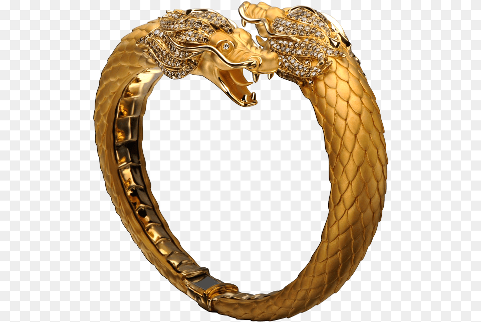 Carrera Y Carrera Circulos De Fuego Dragon Bangle Bracelet, Gold, Accessories, Jewelry Free Png Download