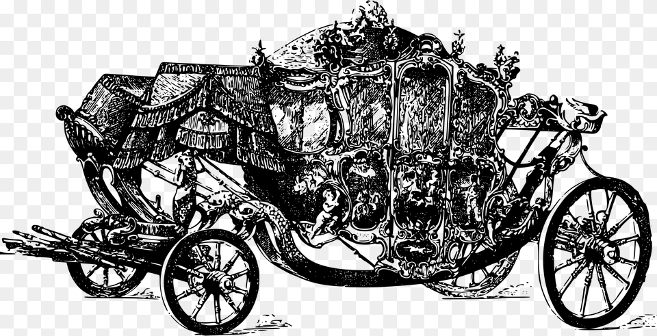 Carriage, Gray Free Transparent Png