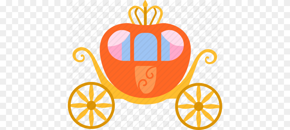 Carriage Cinderella Dream Fairytale Fantasy Pumpkin Pumpkin, Transportation, Vehicle, Machine, Wheel Free Png Download