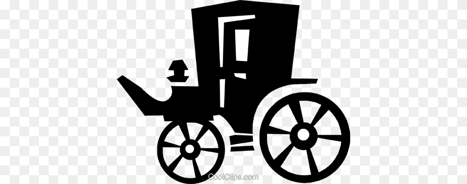 Carriage Royalty Vector Clip Art Illustration, Vehicle, Transportation, Machine, Wheel Free Png Download
