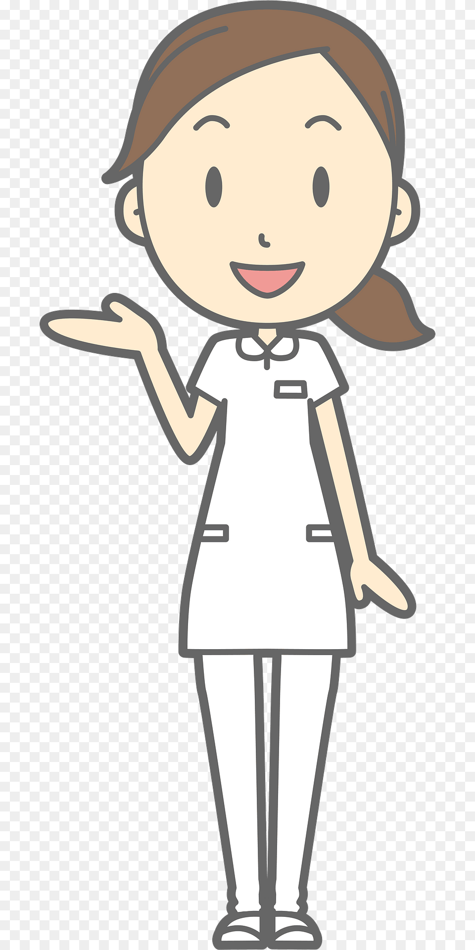 Carrie Nurse Woman Acting As A Guide Clipart, Baby, Person, Clothing, Coat Png Image