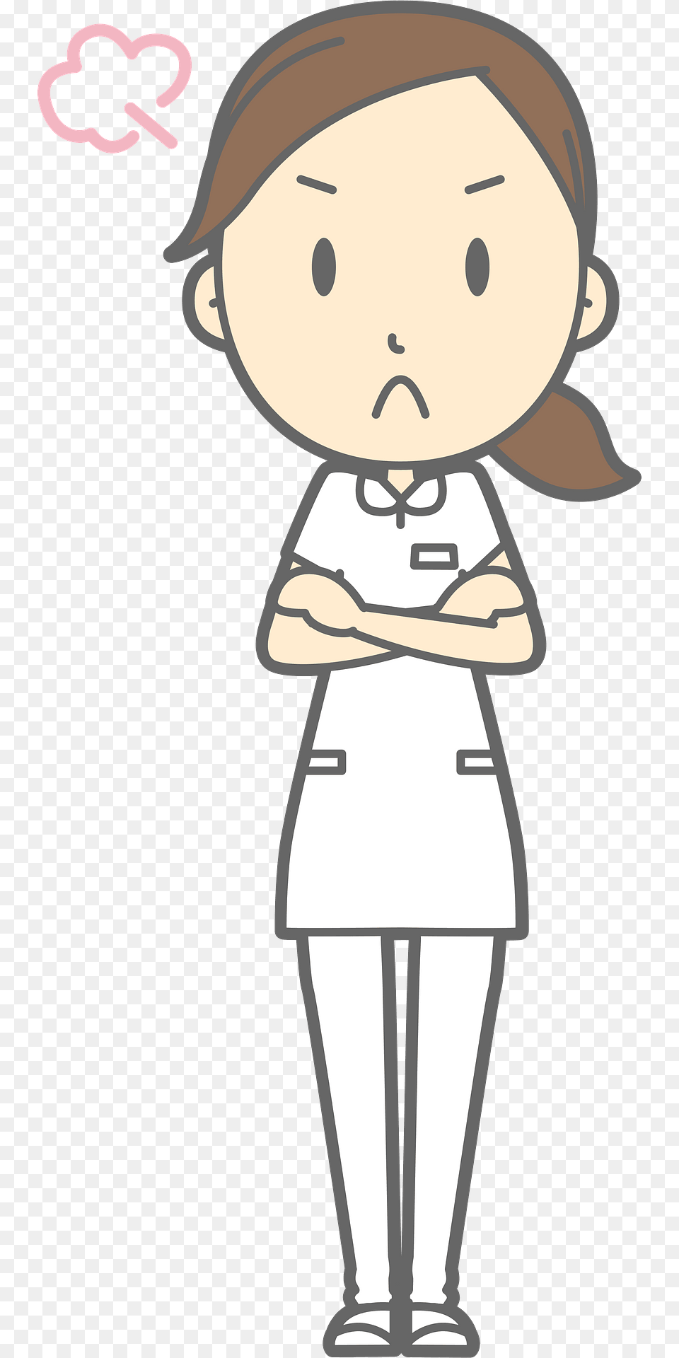 Carrie Nurse Woman Is Angry Clipart, Book, Comics, Publication, Person Free Transparent Png