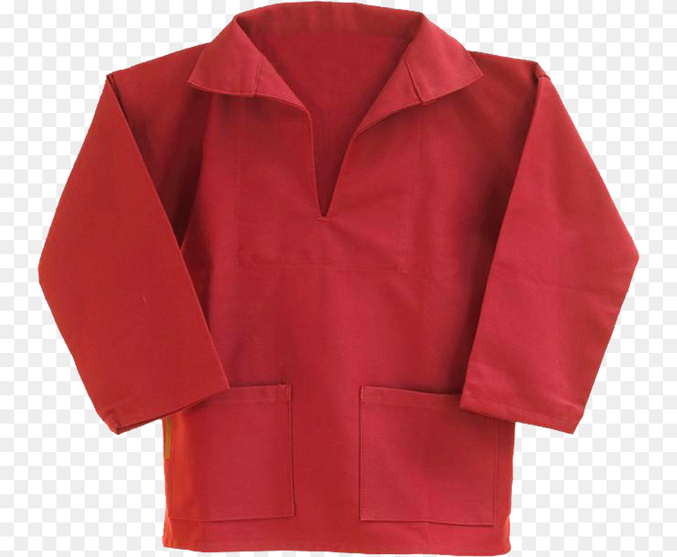 Carrier Company Children S Smock Red, Clothing, Coat, Jacket, Lab Coat Png Image