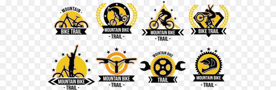 Carril Bici Del Vector De Etiquetas Vector Mountain Bike Logo, Person, Baby, Symbol Free Transparent Png