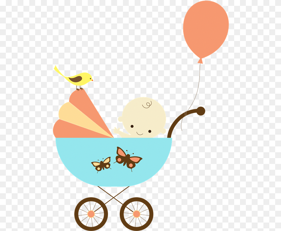 Carrinho De Bebe Menino, Balloon, Dessert, Ice Cream, Cream Free Png