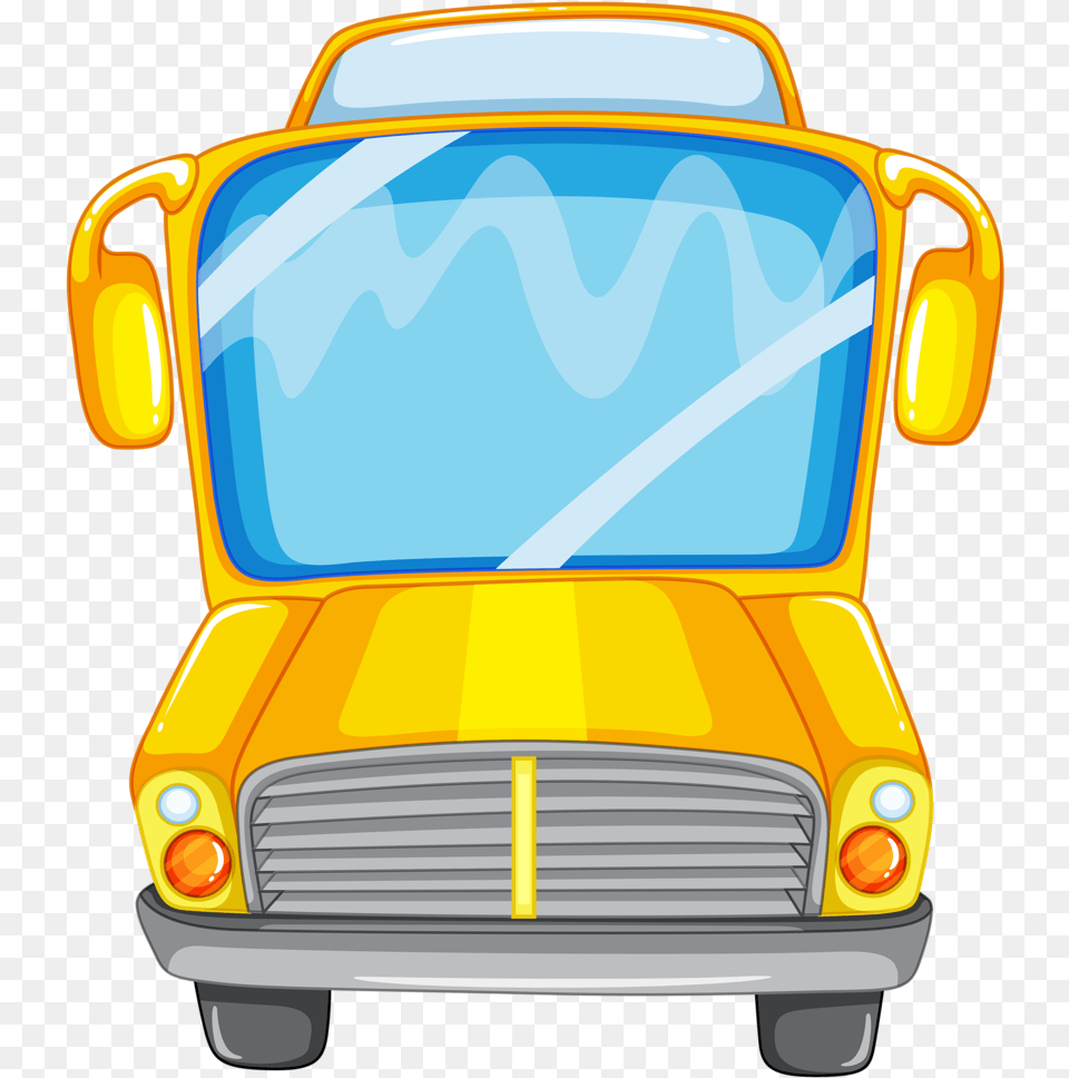 Carro Nibus Metr E Etc School Bus Going To School Clip Art, Transportation, Vehicle, Moving Van, Van Free Transparent Png