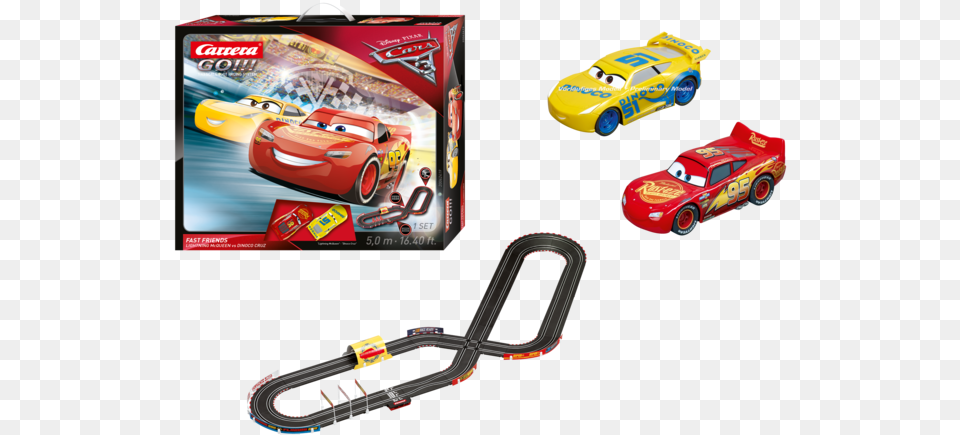 Carros Disney Cars 3 Fast Friends Set Carrera Go Circuit Carrera Go Cars, Alloy Wheel, Car, Car Wheel, Machine Png Image