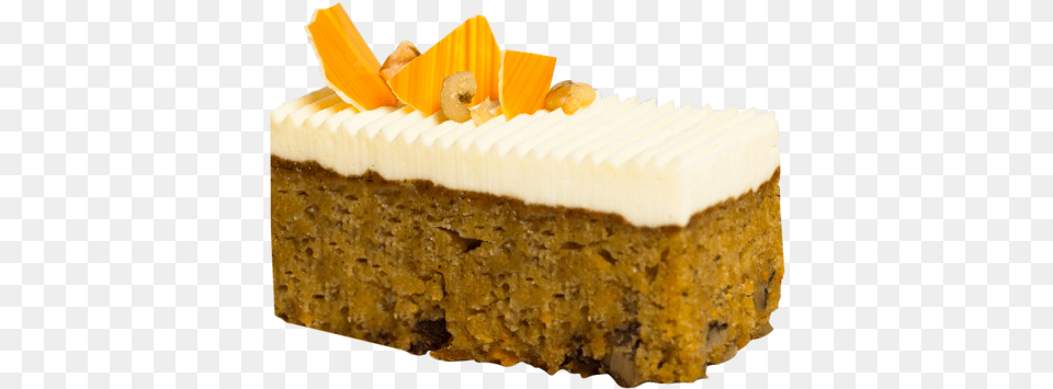 Carrot Cake Slice Cheesecake, Icing, Cream, Dessert, Food Free Transparent Png