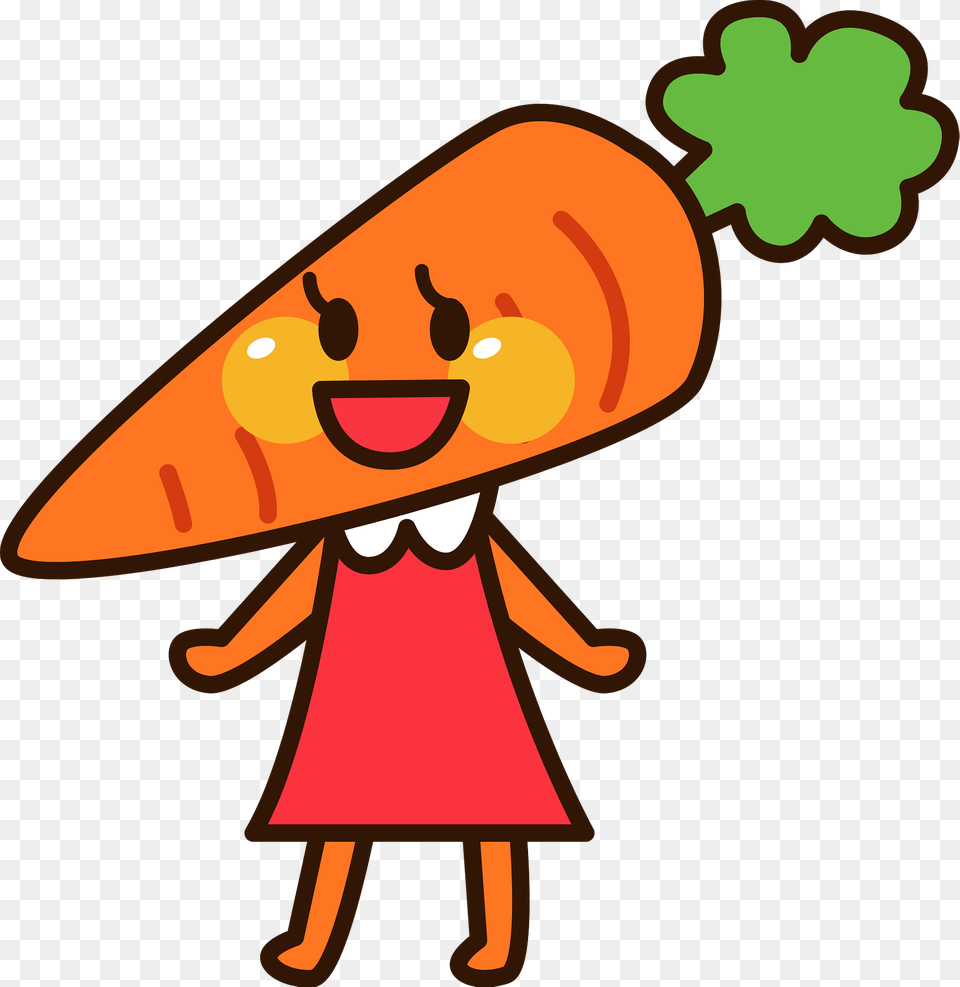 Carrot Character Clipart, Food, Plant, Produce, Vegetable Free Transparent Png