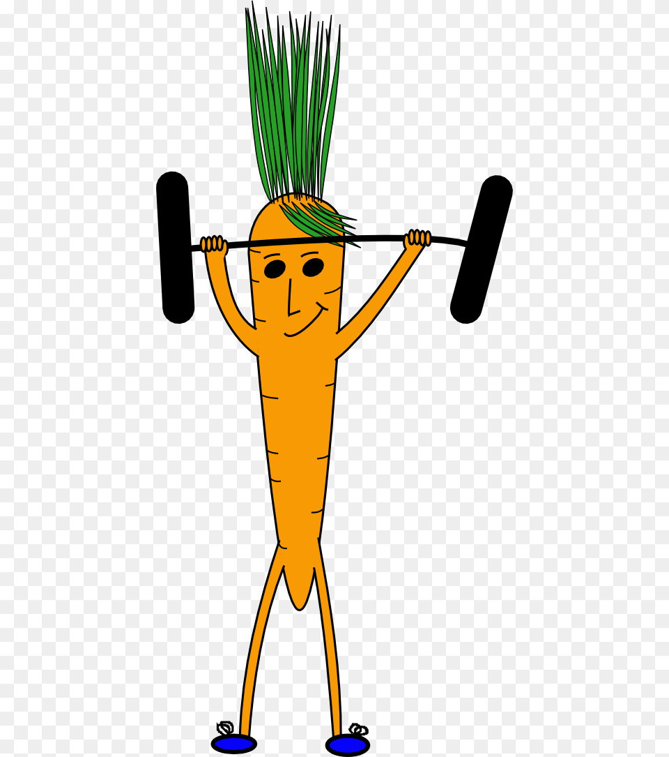Carrot Clipart Strong, Vegetable, Produce, Food, Plant Png Image