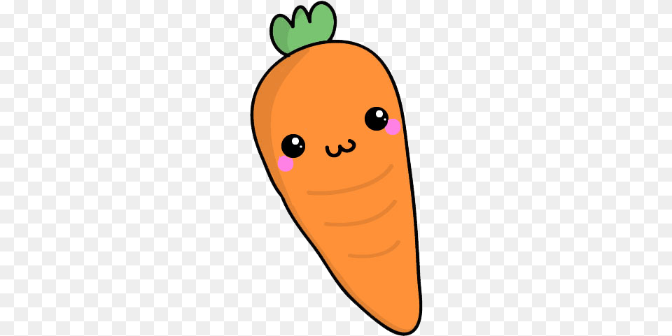 Carrot Cut Cute Carrot, Food, Plant, Produce, Vegetable Png