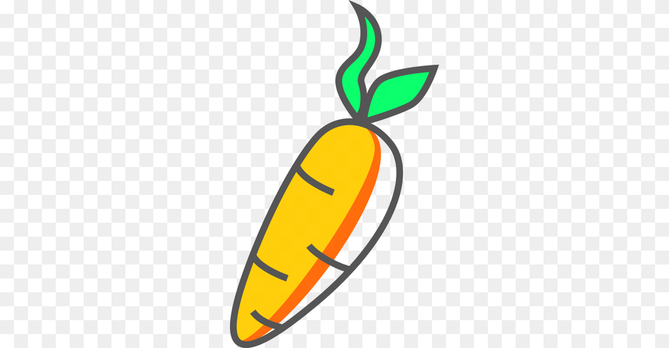 Carrot Drawing, Food, Plant, Produce, Vegetable Free Png Download
