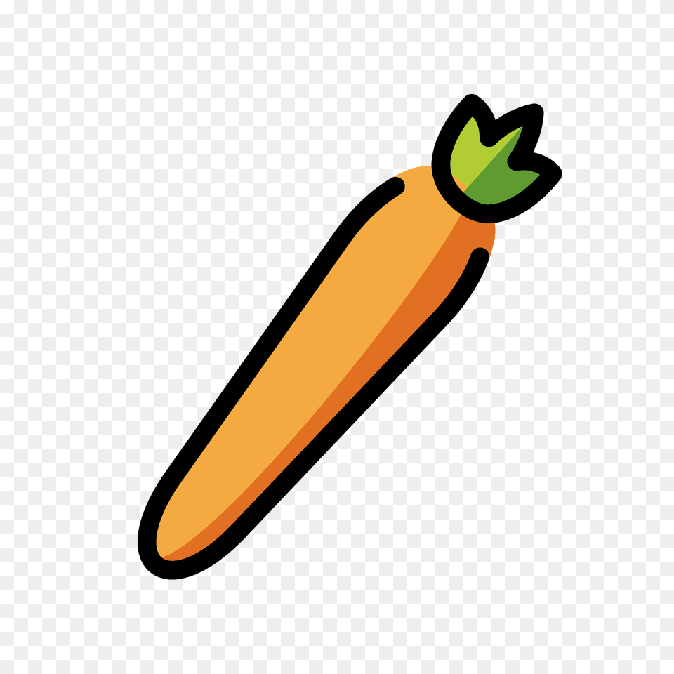 Carrot Emoji Clipart, Food, Plant, Produce, Vegetable Free Png Download