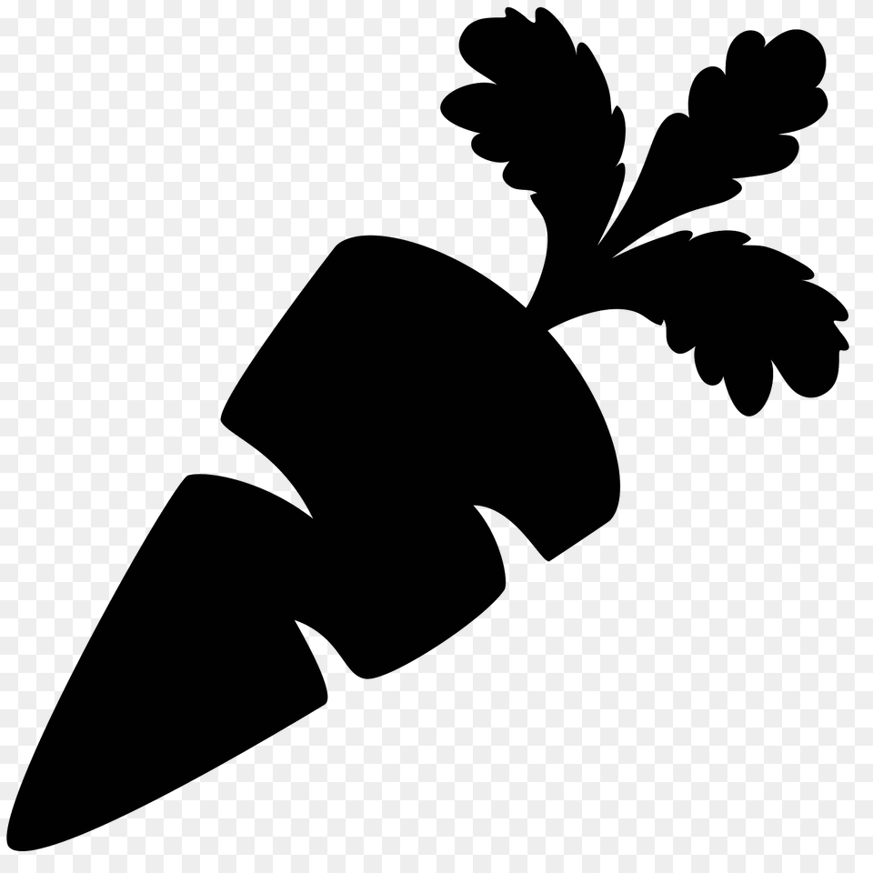 Carrot Icon, Gray Free Transparent Png