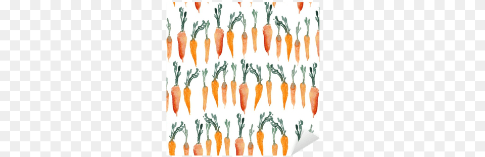 Carrot Isolated On White Bacgkound Watercolor Painting, Food, Plant, Produce, Vegetable Png Image
