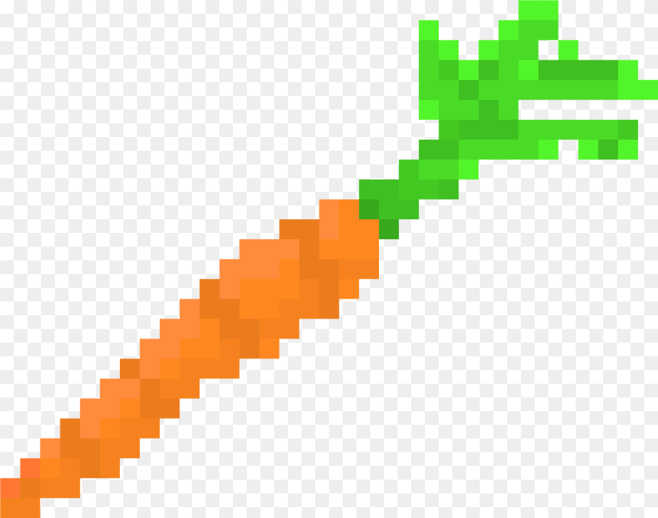 Carrot Pixel, Food, Plant, Produce, Vegetable Free Png Download