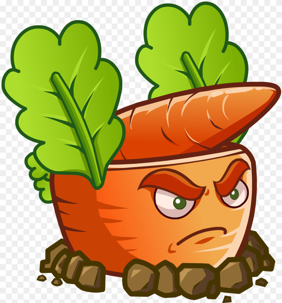 Carrot Rocket Launcher Character Plants Vs Zombies, Leaf, Potted Plant, Plant, Herbs Free Png