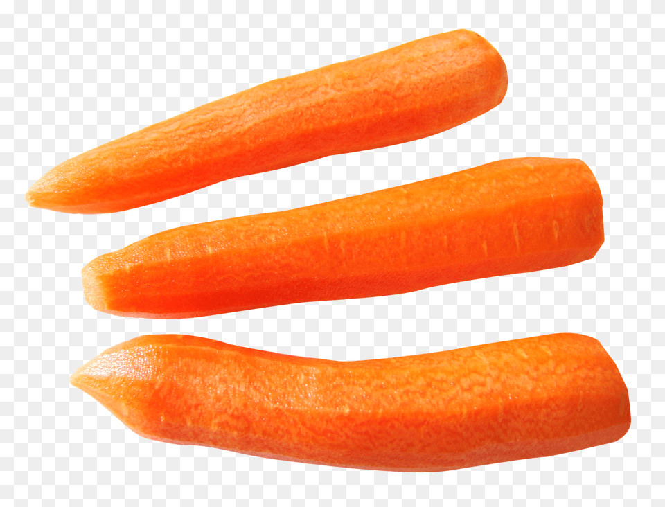 Carrot Sliced Food, Plant, Produce, Vegetable Png Image