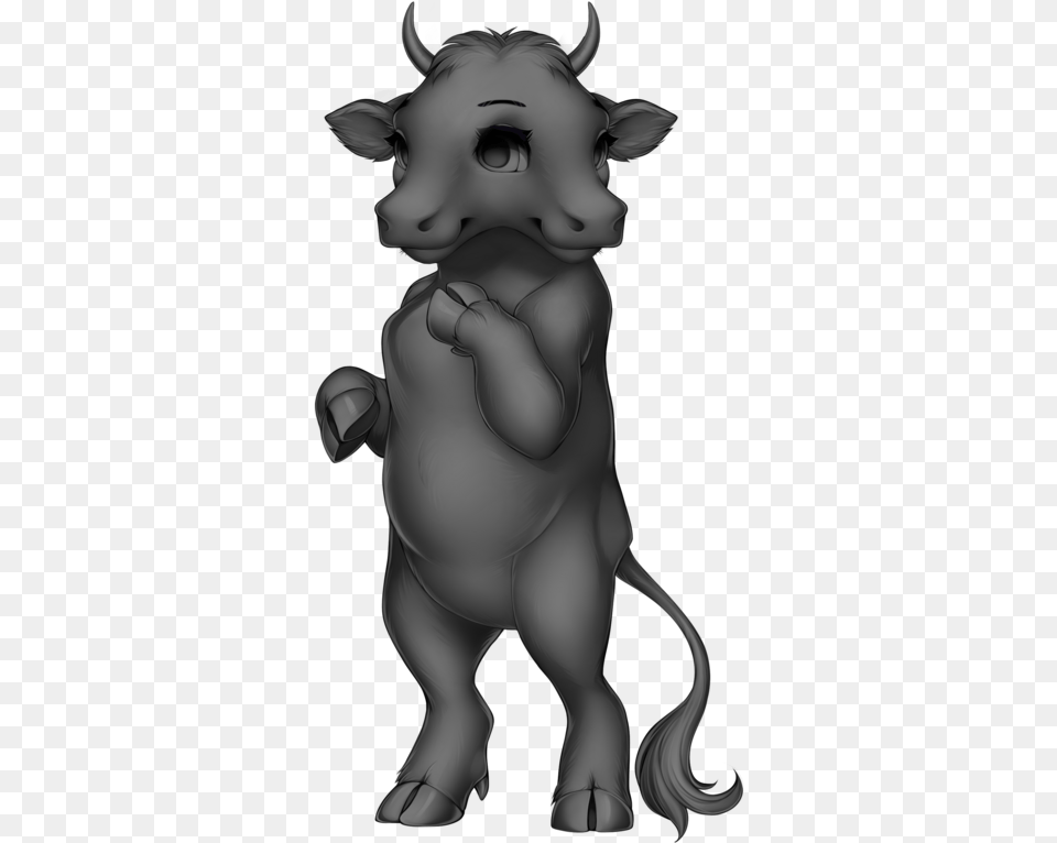 Carrotcube Dicephalic Cow Furvilla Base Cow, Baby, Person, Animal, Buffalo Png Image