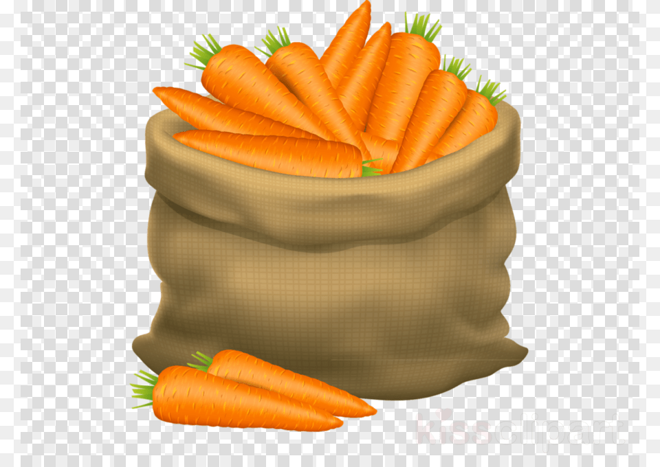 Carrots In Basket Clipart Carrot Royalty Clip Carrot In Basket Clipart, Bag, Produce, Plant, Food Free Transparent Png