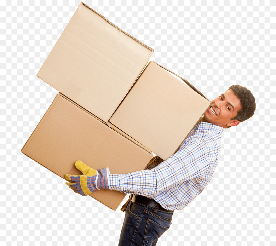 Carrying A Heavy Box Guy Carrying Heavy Boxes, Cardboard, Carton, Person, Package Delivery Png