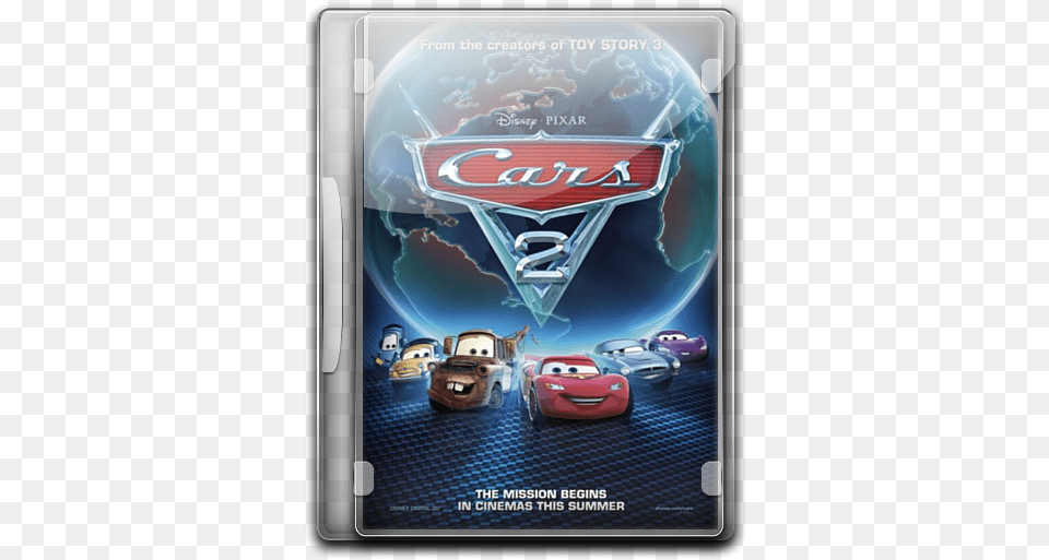 Cars 2 Icon English Movie Iconset Danzakuduro Cars 2 Poster Hd, Car, Transportation, Vehicle, Advertisement Free Png Download