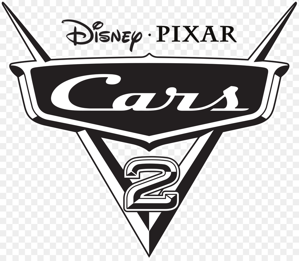 Cars 2 Logo Disney Cars Logo, Emblem, Symbol Free Png
