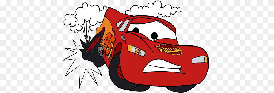 Cars 3 Clipart Lightning Mcqueen Lighting Mcqueen Clip Art, Book, Comics, Publication, Device Free Png