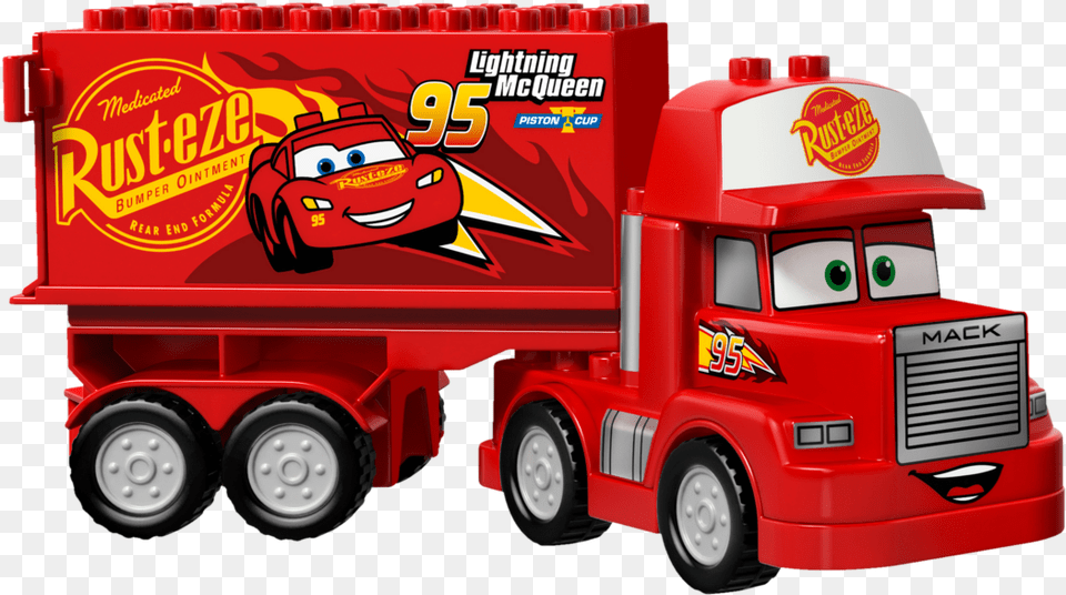 Cars 3 Lego Duplo, Trailer Truck, Transportation, Truck, Vehicle Free Png