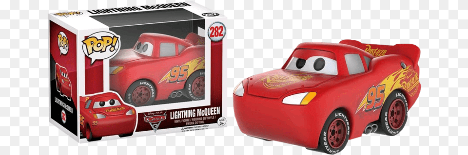 Cars 3 Lightning Mcqueen Pop Vinyl Figure Disney 282 Lightning Mcqueen Funko Pop, Wheel, Machine, Car, Vehicle Free Transparent Png