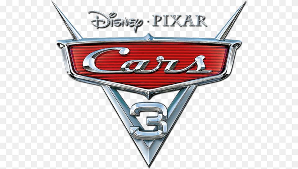 Cars 3 Logo U0026 Logopng Images Disney Cars 3 Logo, Emblem, Symbol, Car, Transportation Free Transparent Png