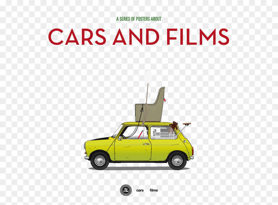 Cars And Films A Series Of Posters About Cars And Films, Advertisement, Vehicle, Car, Transportation Free Png