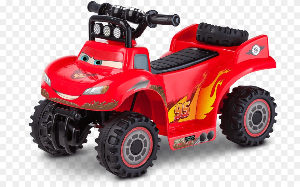 Cars Baja Mcqueen Toddler Quad Disney Cars 2 Rs 500 Ride On Quad, Atv, Vehicle, Transportation, Device Free Png Download