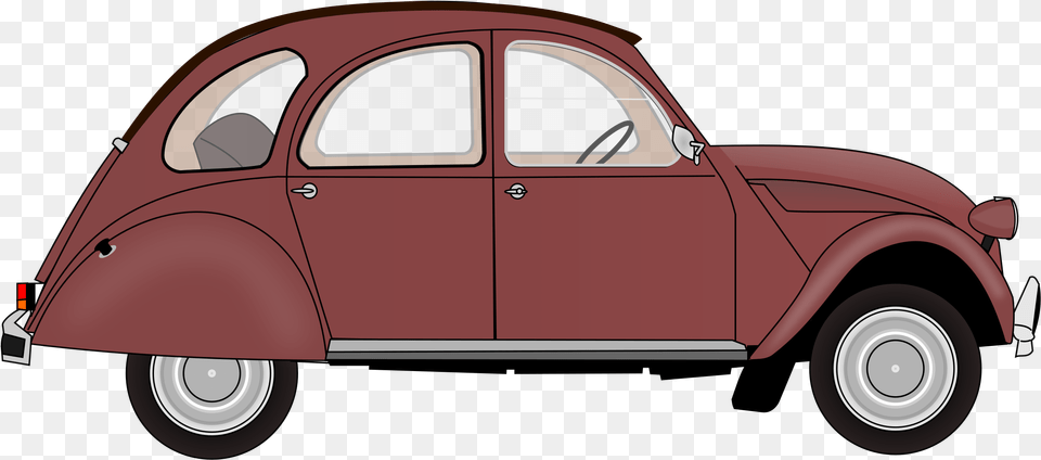 Cars Car Drawing With Colour, Sedan, Transportation, Vehicle, Maroon Png Image