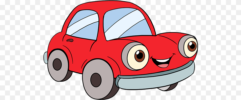 Cars Cartoon 1 Image Cartoon Motor Car Drawing, Transportation, Vehicle Free Png