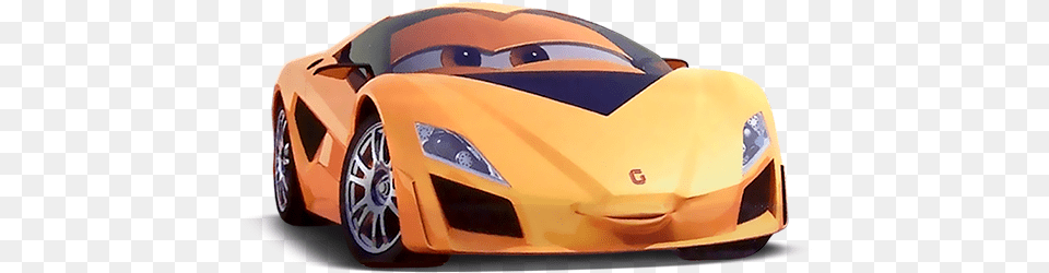 Cars Characters Pictures Download Cars 2 Orange Car Name, Alloy Wheel, Vehicle, Transportation, Tire Png Image