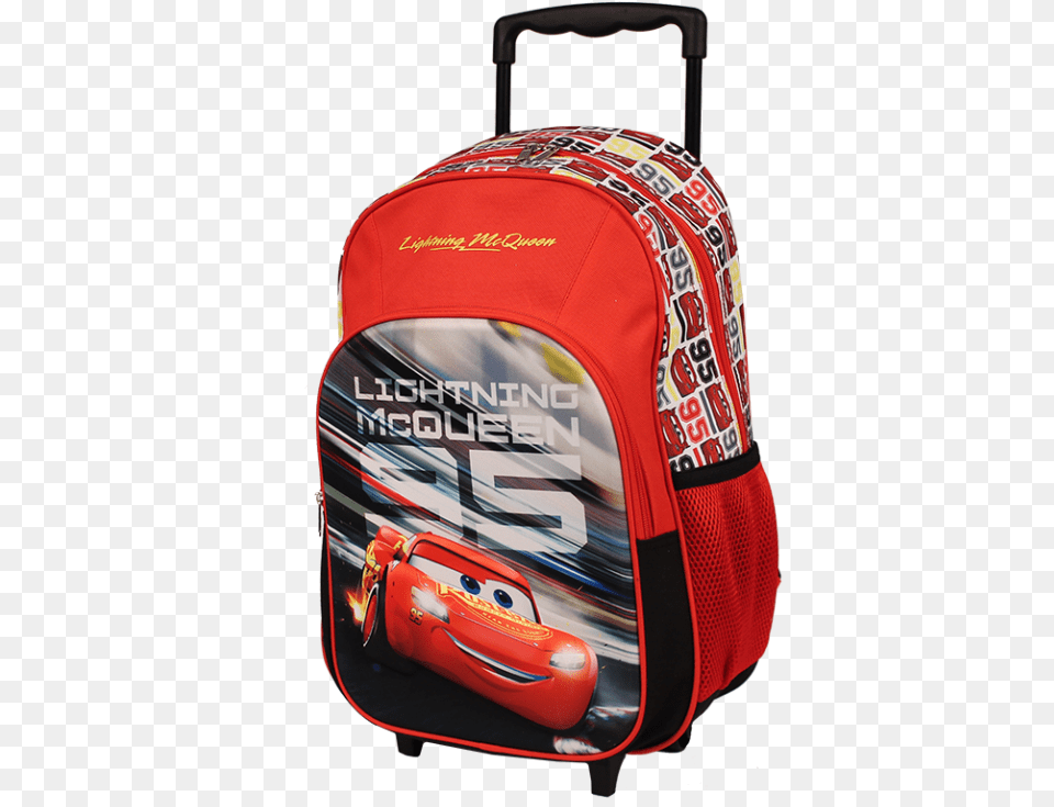 Cars Lighting Mcqueen Transparent Clipart Hand Luggage, Backpack, Bag Free Png Download
