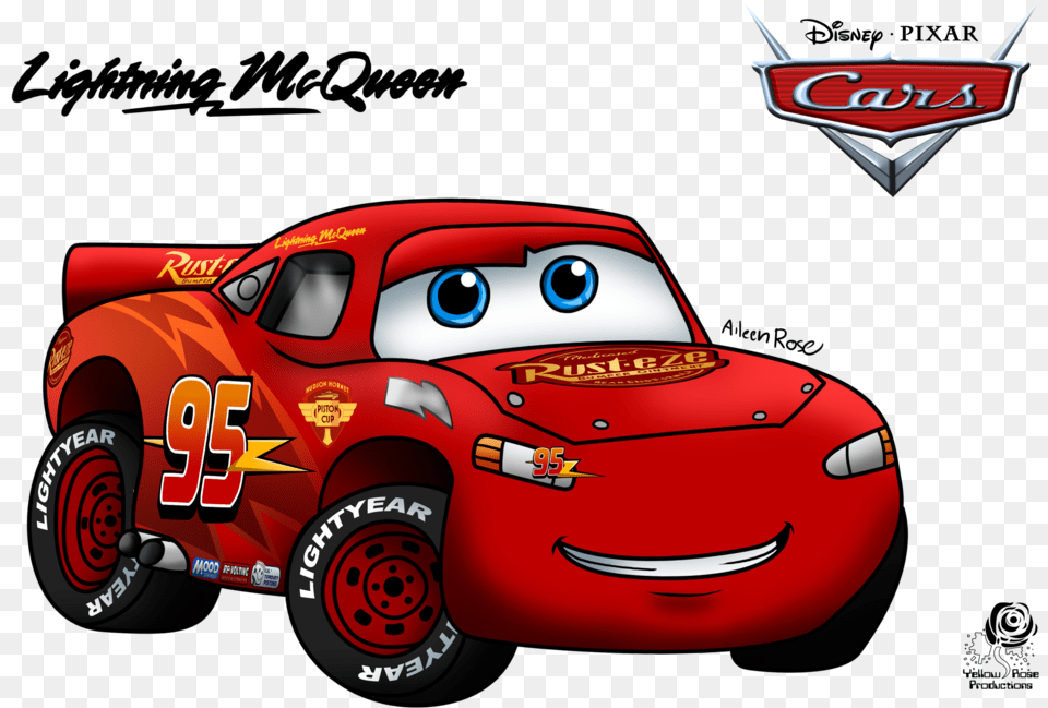 Cars Lightning Mc Lightning Mcqueen, Car, Vehicle, Transportation, Sports Car Png Image