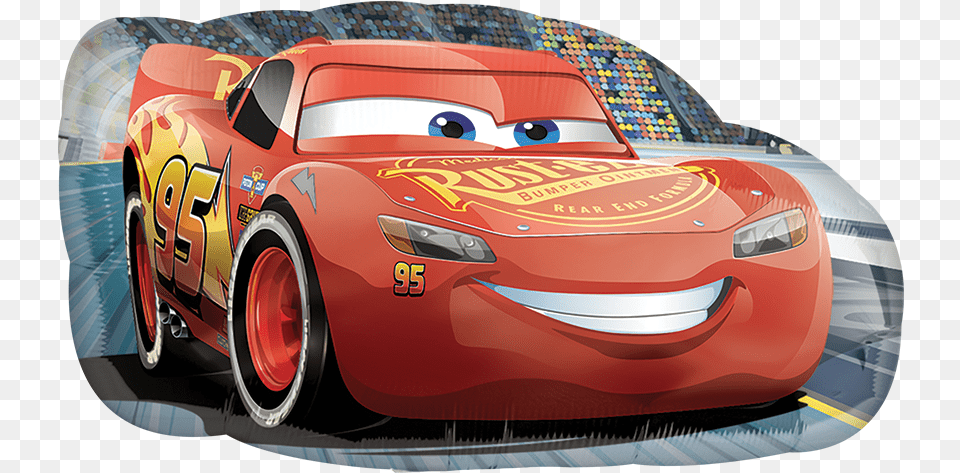 Cars Lightning Mcqueen Balloon, Car, Vehicle, Coupe, Transportation Free Png Download