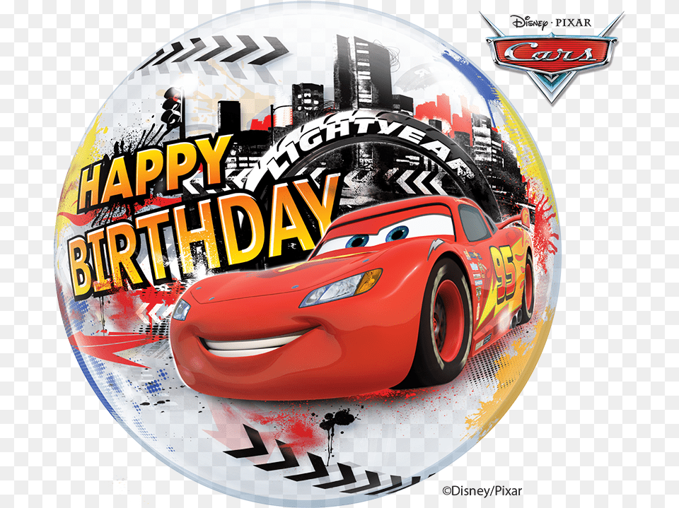 Cars Lightning Mcqueen Birthday, Car, Sphere, Transportation, Vehicle Png