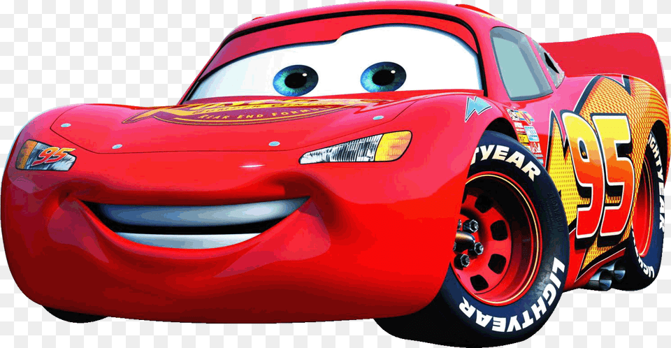 Cars Lightning Mcqueen Cars Disney, Wheel, Machine, Car, Vehicle Free Png Download