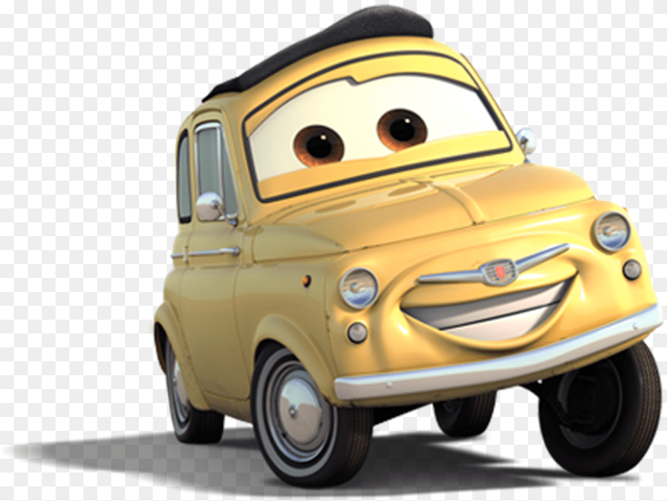 Cars Luigi, Car, Transportation, Vehicle, Machine Png Image